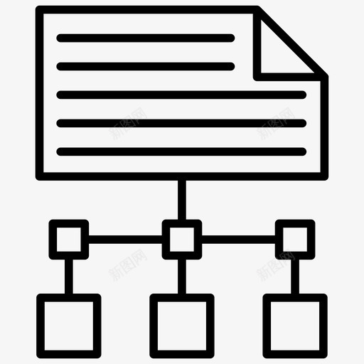 网站导航营销流程网站地图图标svg_新图网 https://ixintu.com 互联网和数字营销线图标 线框 网站地图 网站导航 营销流程