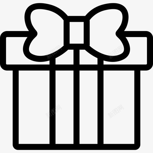 带大蕾丝的方形礼品盒礼品盒图标svg_新图网 https://ixintu.com 带大蕾丝的方形礼品盒 礼品盒