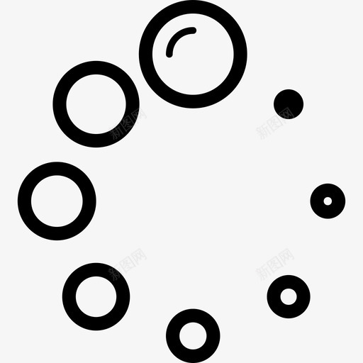 进度圈形状基本图标svg_新图网 https://ixintu.com 基本图标 形状 进度圈