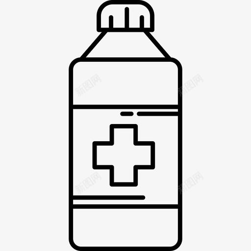 药瓶婴儿图标套装超薄svg_新图网 https://ixintu.com 婴儿图标套装 药瓶 超薄