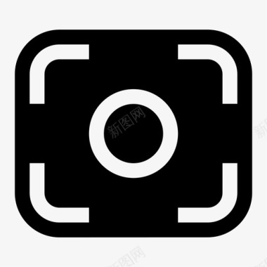 照相机对焦照相机取景器录像图标图标