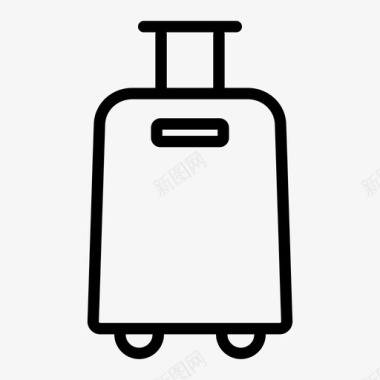行李随身行李手提箱图标图标