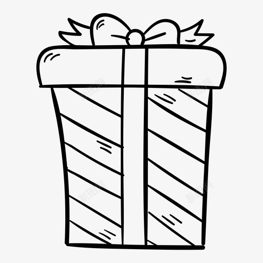 礼品礼盒礼品盒图标svg_新图网 https://ixintu.com 手绘 派对 礼品 礼品盒 礼盒