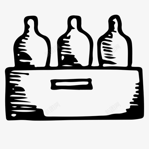 瓶子烹饪盘子图标svg_新图网 https://ixintu.com 厨房 厨房用具 烹饪 瓶子 盘子