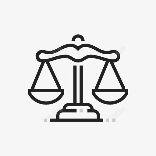 法律法院规则图标svg_新图网 https://ixintu.com 比例尺 法律 法院 规则