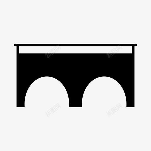 桥梁建筑现代图标svg_新图网 https://ixintu.com 建筑 旅游 桥梁 现代