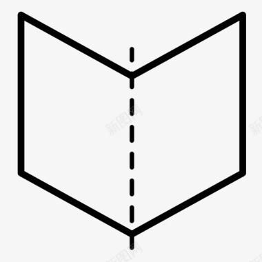 折书折纸图标图标
