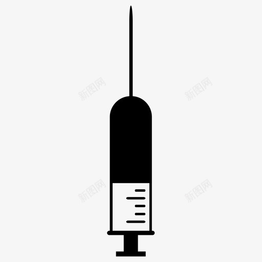 注射药物健康图标svg_新图网 https://ixintu.com 健康 医疗 注射 注射器 药物