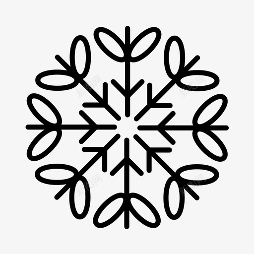 雪花奥地利芬兰图标svg_新图网 https://ixintu.com 冬季 冰晶 奥地利 瑞士 芬兰 阿尔卑斯山 雪花