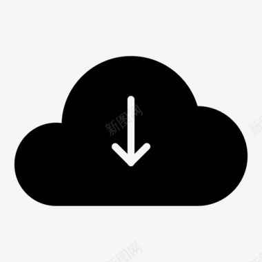 云数据上传互联网连接图标图标
