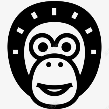 猩猩脸大猩猩猩猩种类图标图标