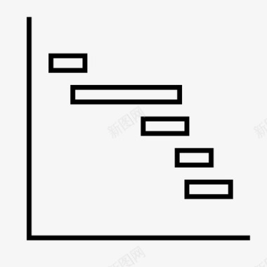 甘特图计划项目管理图标图标