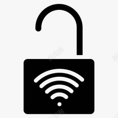 锁屏蔽数据安全图标图标