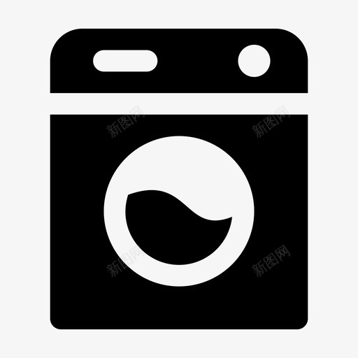 洗衣机jumpicon家具雕刻图标svg_新图网 https://ixintu.com jumpicon家具雕刻 洗衣机