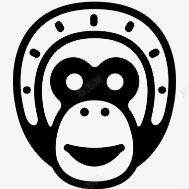 猩猩脸大猩猩猩猩种类图标图标