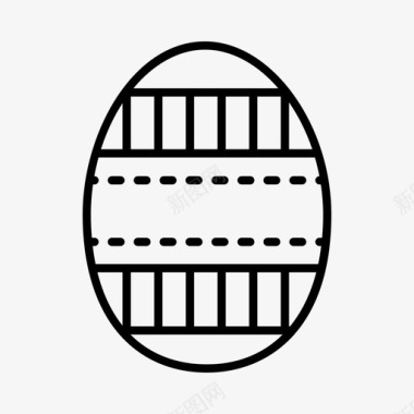 复活节彩蛋庆祝复活节绘画图标图标