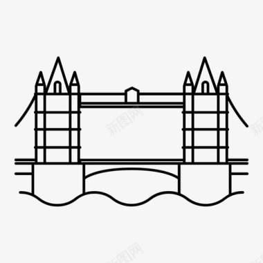 伦敦桥欧洲landmark图标图标