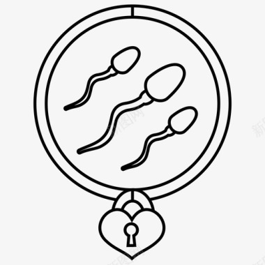 输精管结扎避孕性健康图标图标