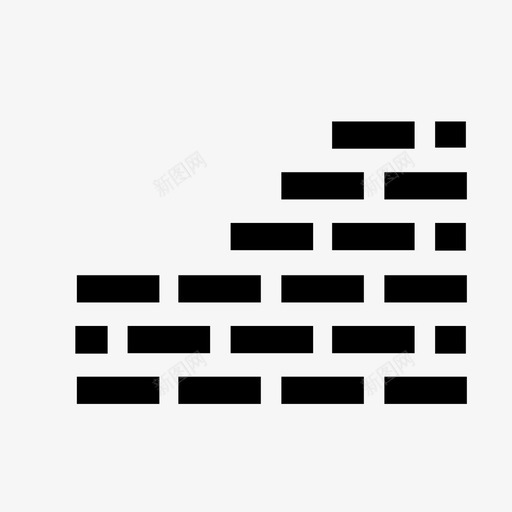墙砖砖墙图标svg_新图网 https://ixintu.com 墙 建筑 砖 砖墙