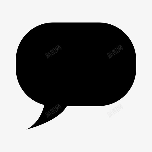 言语泡沫聊天交谈图标svg_新图网 https://ixintu.com 交谈 聊天 言语泡沫 说