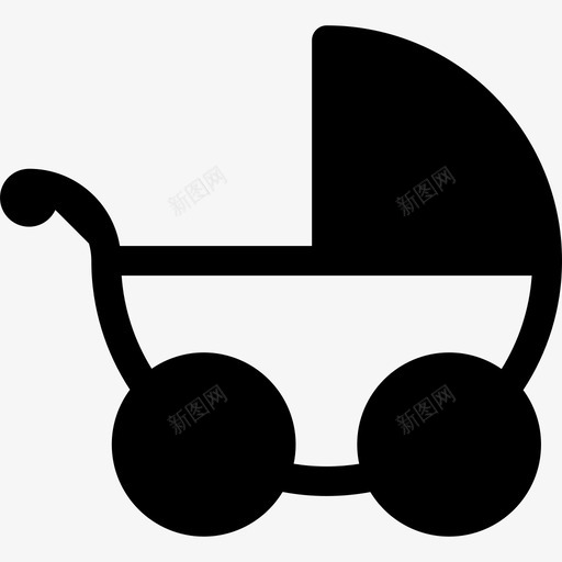 旧婴儿推车运输工具完美匹配图标svg_新图网 https://ixintu.com 完美匹配 旧婴儿推车 运输工具