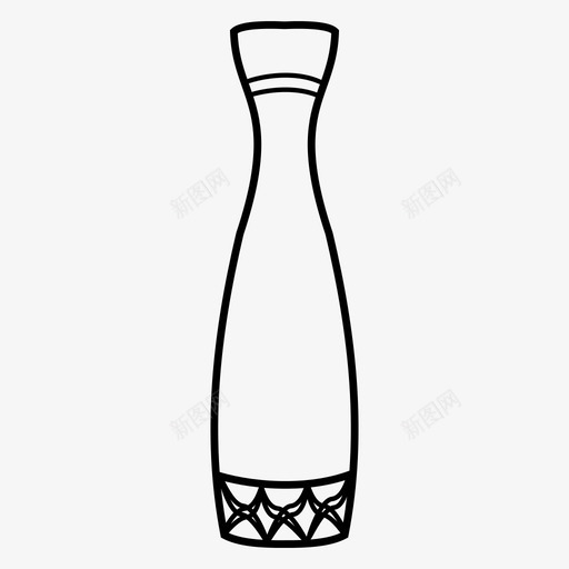 花瓶装饰室内装饰图标svg_新图网 https://ixintu.com 室内装饰 花瓶装饰