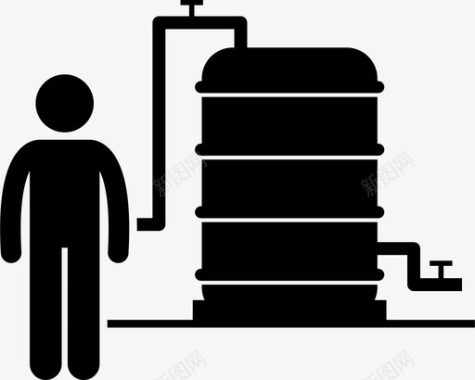 水箱锅炉容器图标图标