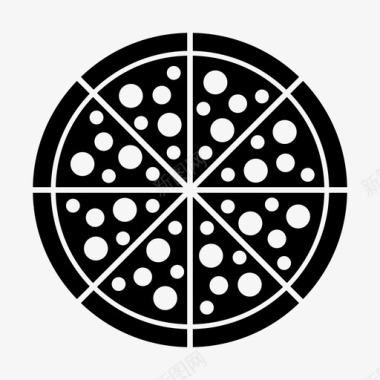 披萨舒适食品吃图标图标