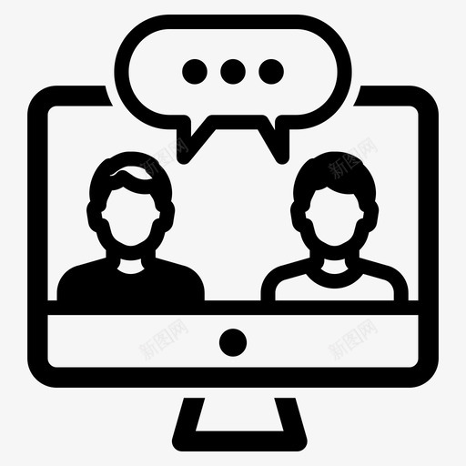 在线聊天对话讨论图标svg_新图网 https://ixintu.com pixa 在线聊天 对话 讨论 论坛