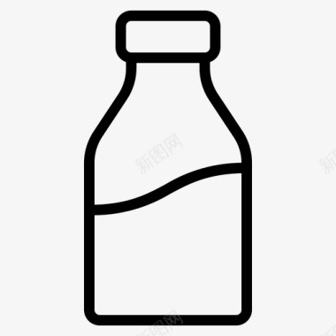奶瓶咖啡饮料图标图标