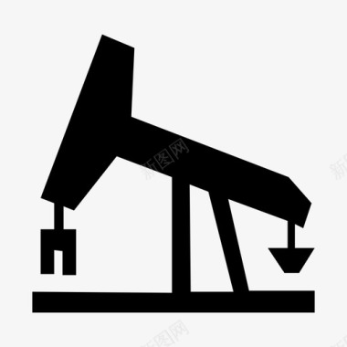 抽油机井架石油图标图标