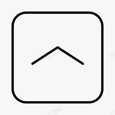 上箭头按钮插入符号图标图标