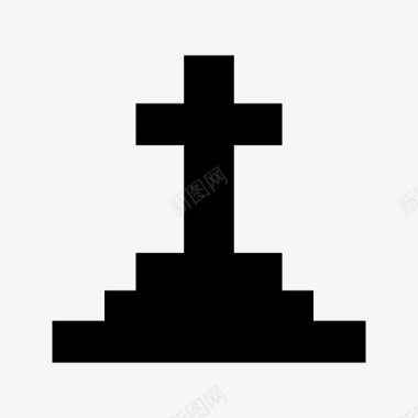 加略山十字架基督基督徒图标图标