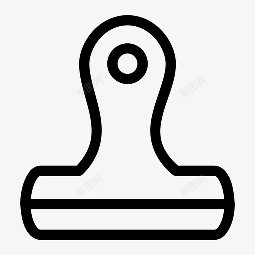 斗牛犬夹连接剪辑图标svg_新图网 https://ixintu.com 剪辑 办公室 斗牛犬夹 连接