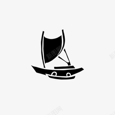 瓦卡船毛利人图标图标