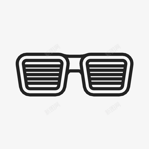 眼镜生日派对图标svg_新图网 https://ixintu.com 派对 派对眼镜 生日 生日派对 眼镜