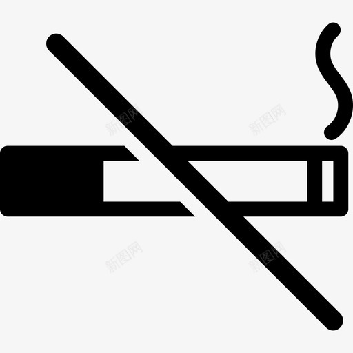 禁烟标志形状我的城市图标svg_新图网 https://ixintu.com 形状 我的城市 禁烟标志