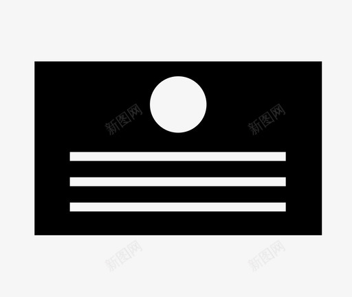 名片广告和媒体图标svg_新图网 https://ixintu.com 名片 广告和媒体