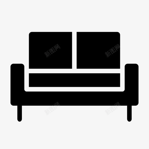 家具沙发家居元素图标svg_新图网 https://ixintu.com 家具 家居元素 沙发
