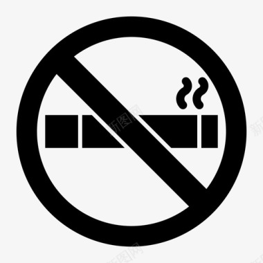 禁止吸烟禁止商业中心图标图标