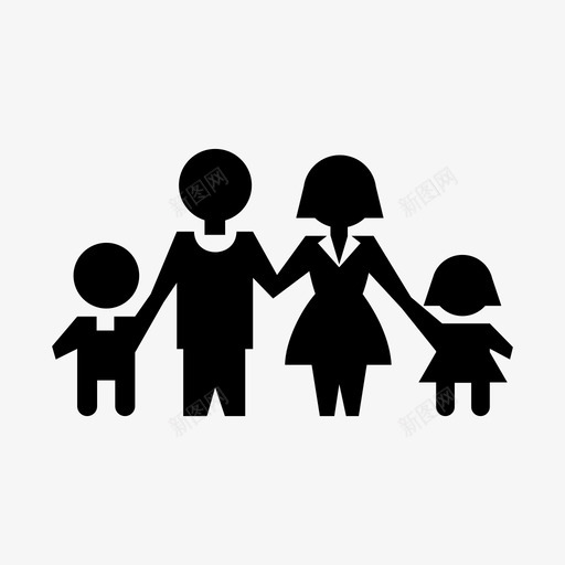 家庭孩子教育图标svg_新图网 https://ixintu.com 人 在一起 女人和其他化身 孩子 家庭 教育 母亲 父亲 男人