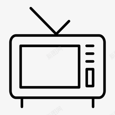 电视显示器电子产品图标图标