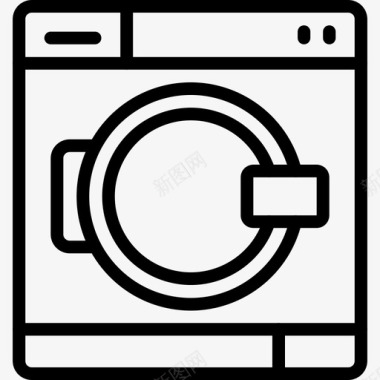 洗衣机家用电器家用电器概述图标图标