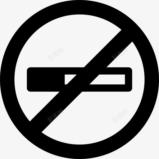 禁止吸烟标志地图和旗帜机场航站楼图标svg_新图网 https://ixintu.com 地图和旗帜 机场航站楼 禁止吸烟标志