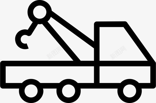 拖车货物货车图标图标