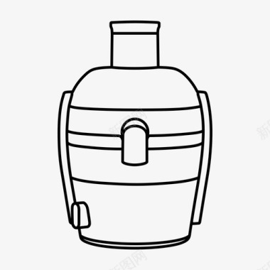 榨汁机电器电动榨汁机图标图标