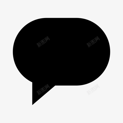 言语泡沫聊天交谈图标svg_新图网 https://ixintu.com 交谈 聊天 言语泡沫 说