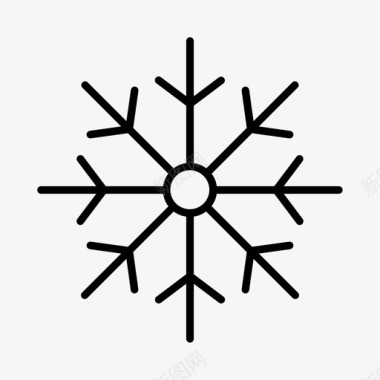 雪花冰冬天图标图标