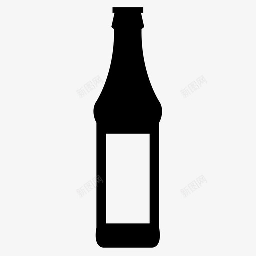 啤酒瓶酒精深色图标svg_新图网 https://ixintu.com 啤酒收藏 啤酒瓶 深色 玻璃杯 酒精 饮料