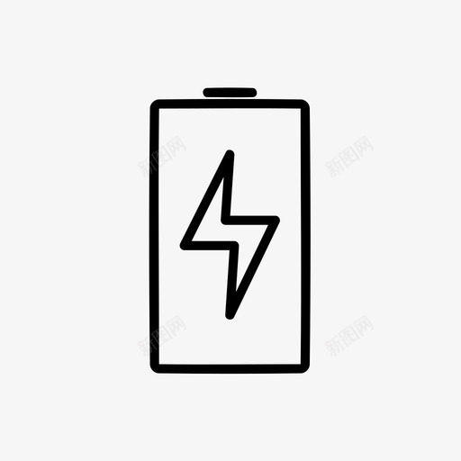 电池充电充满电图标svg_新图网 https://ixintu.com 充满电 充电 电池